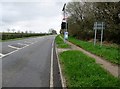 Bus stop on eastbound side of A272 in GU29 0BA