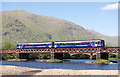 Train crossing upper Loch Awe - June 2016 in PA33 1AJ