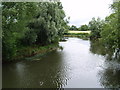 River Avon from Pershore bridge in WR10 1AZ