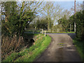 Bin Brook going under Brook Lane in CB23 7GX