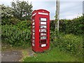 Phone Box on Polvarth Road, St Mawes in TR2 5UH