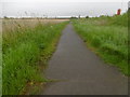 Path alongside Rainham Marshes in RM13 9DB
