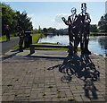 Sculptures along the Forth and Clyde Canal in FK1 4DW
