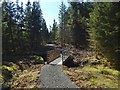 New footbridge over the Carling Burn in G83 9LX
