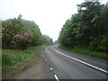 Bend in the A68 near Fell House in NE44 6BB