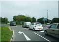 The A354 at the A35, Dorchester in DT2 8NP