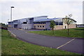 The back of the Library and Leisure Centre in DL9 3HG