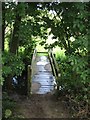 Footbridge over Dodnash Brook towards East End in CO7 6XJ