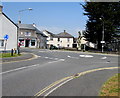 Mini-roundabout in St Clare Street, Penzance in TR18 2RL