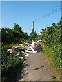 Fly tipping, Sewardstone in EN9 3QH
