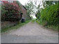 Footpath adjacent to house in School Lane in CT3 1RB