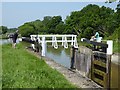 Operating the lock gates on the Caen Hill Locks in SN10 1RF
