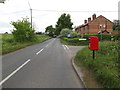 Combs Lane & Wash Lane Postbox in IP14 1FH