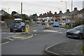 Mini-roundabout, Callington Rd in PL12 6LF