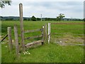 Footpath and stile in BS40 5EY