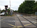 Railway Lines at Station Road Level Crossing in IP30 9EX