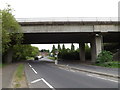 A1308 Tot Hill & A14 bridge in IP14 3GP