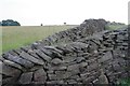 Dry stone wall construction in New Mills