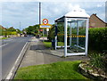 Bus shelter on Dinnington Road, Woodsetts in S81 8SS