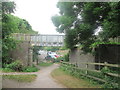 Disused railway bridge (now the Wirral Way) at Parkgate in CH64 3SQ