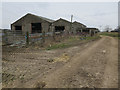 Footpath past cow shed in East Beckham