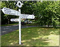 Signpost on the Green, Aston Abbotts in HP22 4LY