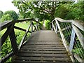 Footbridge crossing Wightwick Bank in WV3 8HJ