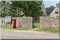 Pillar Box by Village Green, Tackley, Kidlington, Oxfordshire in OX5 3BE