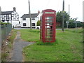 Telephone box, Fourlanes End in CW11 2GB