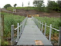 New footbridge into reclaimed land. in CH45 8RE