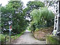 Walkway by the River Dee and Queens Park Bridge in CH4 7AD