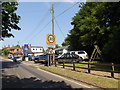 Somersham Garage & Somersham Village Name sign in IP8 4NF