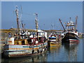 Fishing boats, Newlyn Harbour in TR18 5BT