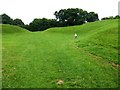 Cirencester amphitheatre, from the south west in GL7 2EF