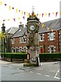 Village Clock 'en fete' in EH46 7EN