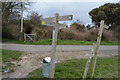 Bridleway, Footpath junction in BN7 3HA