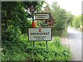 Penshurst Village Sign in TN11 8DQ