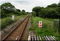 West Wales Line from Manorbier towards Lamphey in SA70 7SS