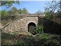 Underpass in railway embankment near Horsforth in LS16 6NT