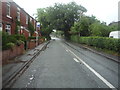 Bus stop on Knutsford Road (B5085) in Chorley