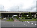 Hanford: A34/A500 interchange and flyover in ST4 8ET