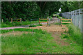 Folly Bog access gates in GU18 5UZ