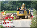 Roadworks west of Great Plumstead in NR13 5BH