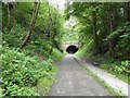 The Eastern portal of Earlsheaton tunnel on the Ossett to Dewsbury greenway in WF12 8LN