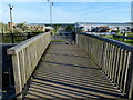 Footbridge at the Abbots Road Lock No 4 in FK2 9GE