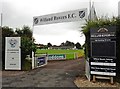 Main entrance, Willand Rovers FC in EX15 2SD