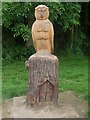 Owl Sculpture in Plessey Woods Country Park in NE22 6AN