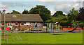 Chineham Village Hall and children's play area in RG24 8RW