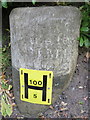 Old milestone on Old Aston Hill - west face in CH5 1UL