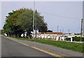 Roman Bank passing a caravan park in PE25 1LD